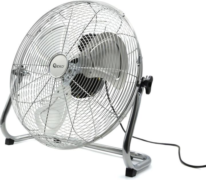 GEKO Ventilateur de sol en acier inoxydable 40 cm