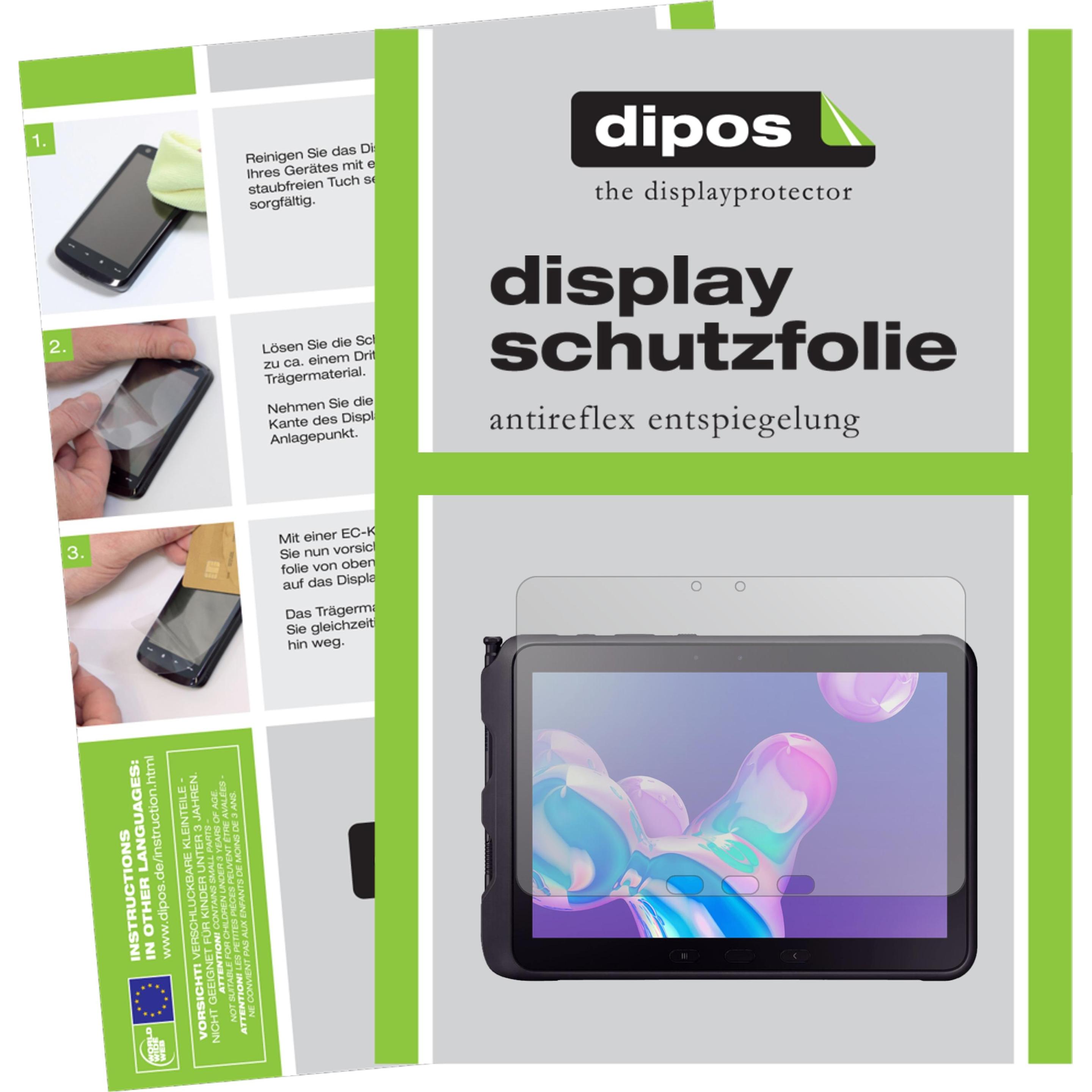 Dipos Displayschutzfolie Antireflex (1 Stück, Galaxy Tab Active Pro 10.1 (2019)), Tablet Schutzfolie