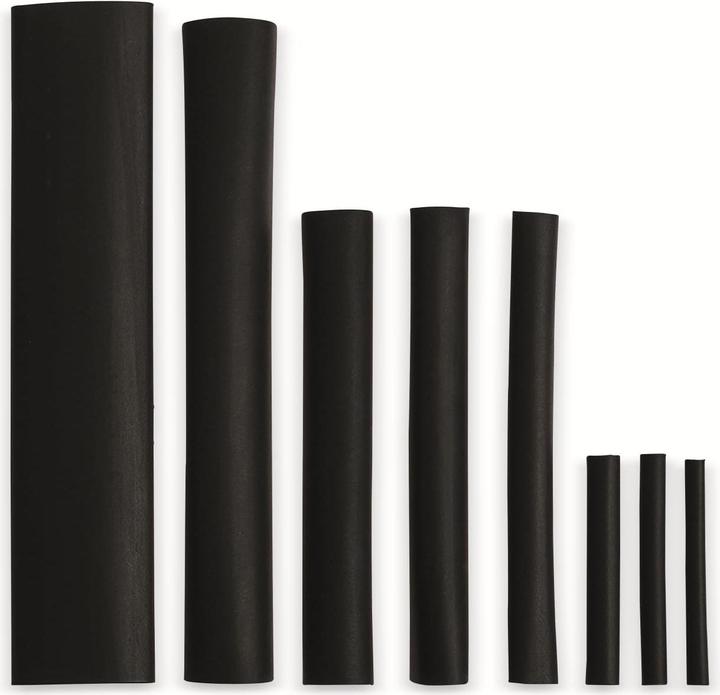 Productafbeelding Quadrios Premium assortiment krimpkous, 100 stuks - krimpverhouding 3:1, met inwendige lijm (100 x)