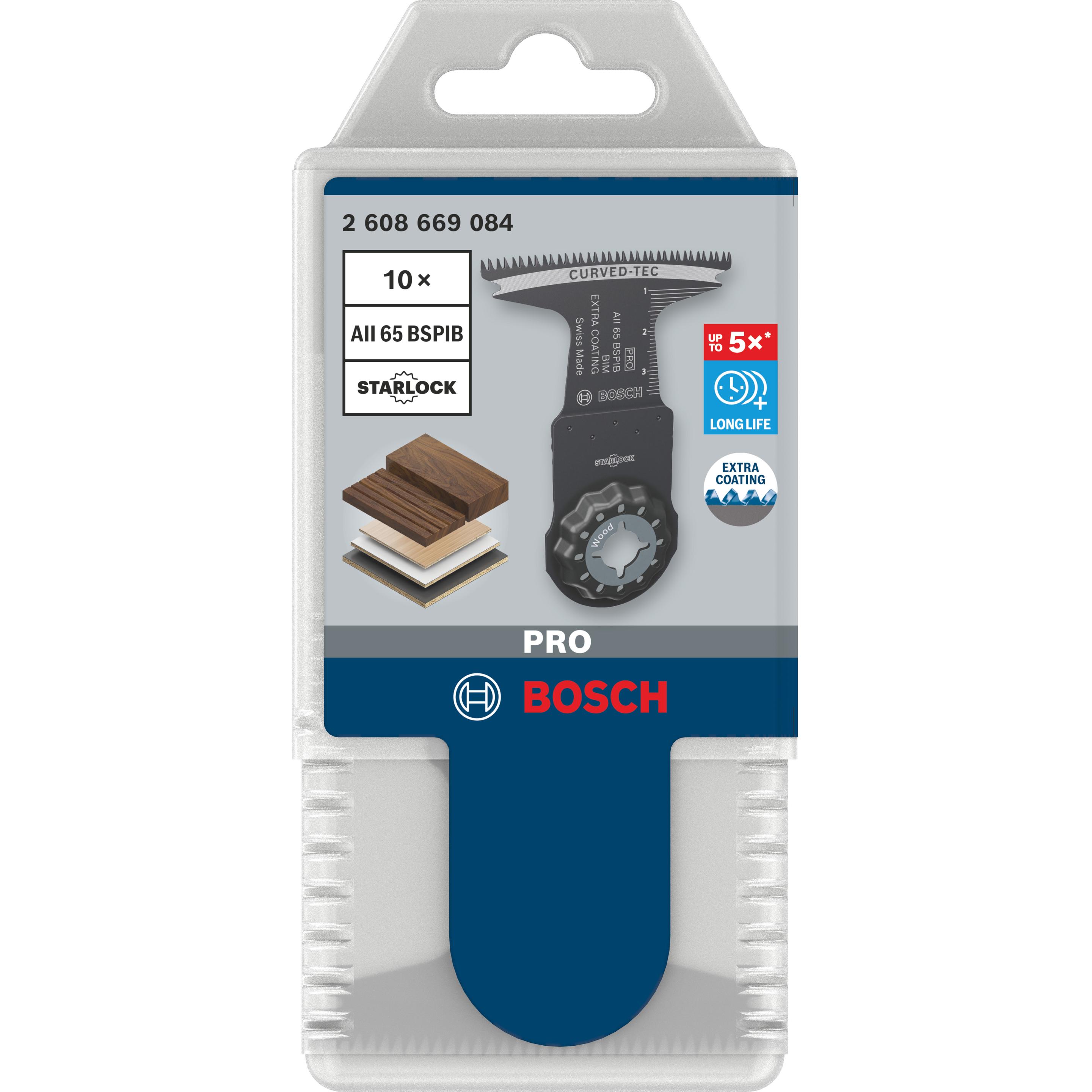 Thumbnail - Bosch Professional Zubehör, Sägeblatt, PRO AII 65 BSPIB Blatt für Multifunktionswerkzeuge, 65 x 40 mm