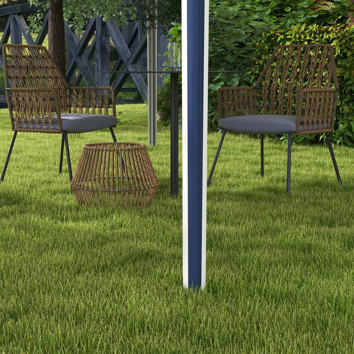 Actual product image Outsunny Pavilion with carrying bag and water drainage holes (295 cm, 295 cm)