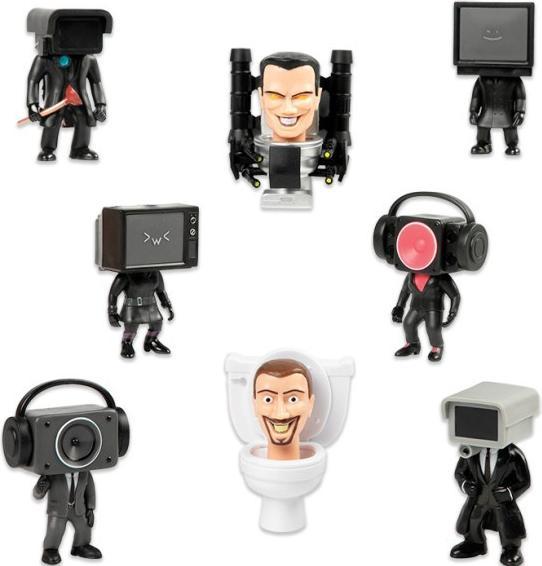 Image du produit Cobi Skibidi Toilet - Display mit 9 Figuren