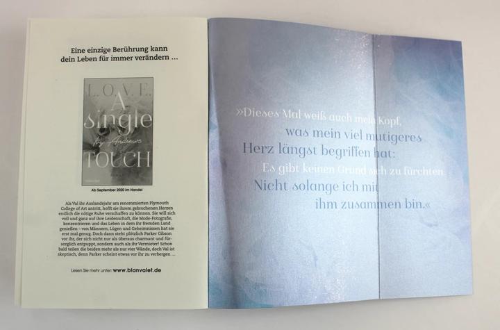 Actual product image A single kiss (German, Ivy Andrews, 2020)