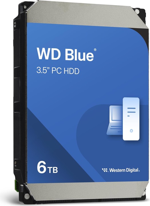 Actual product image WD Blue (6 TB, 3.5", CMR)