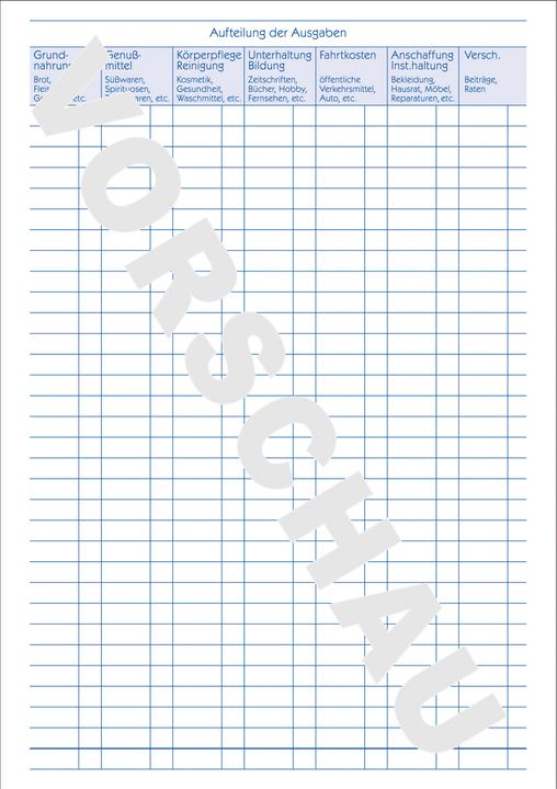 Image du produit Avery Livre budgétaire 201 (36 x)