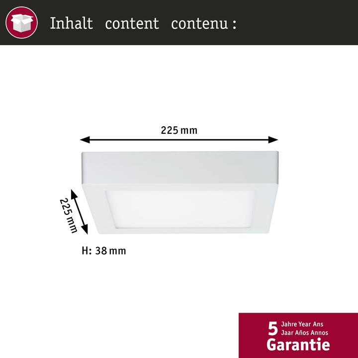 Image du produit Paulmann Panneau Lunar (1140 lm, GU5.3)