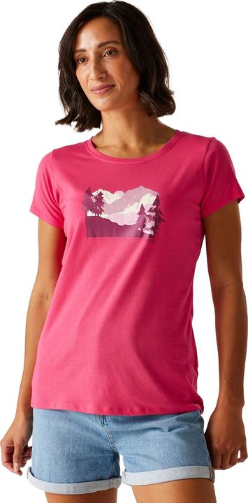 Actual product image Regatta Womens/Ladies Breezed V Pine Tree T-Shirt (52)