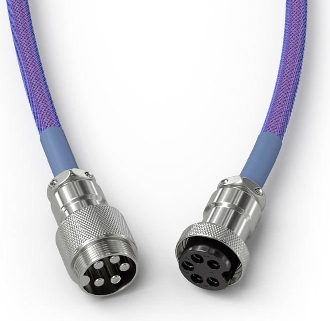 Actual product image Glorious PC Gaming Race Coiled Cable Nebula