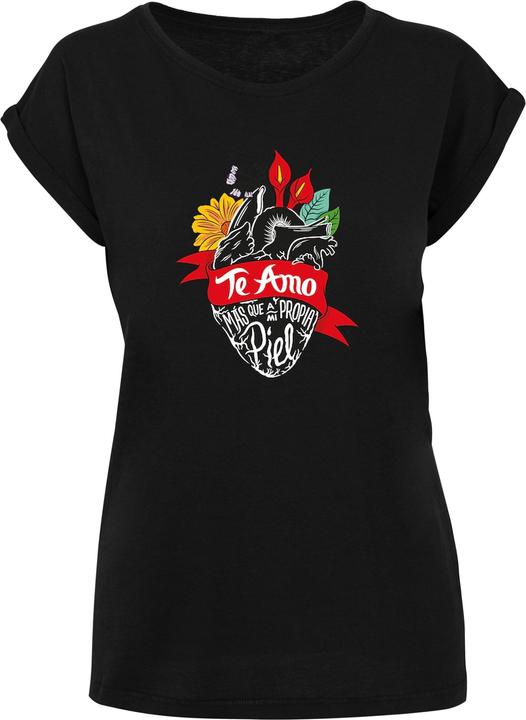 Produktbild Merchcode Frida Te Amo New with Ladies Extended Shoulder Tee - 117953 (S)
