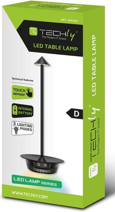 Immagine prodotto Techly Lampada LED senza fili con base RGB Touch Dimmable (130 lm)