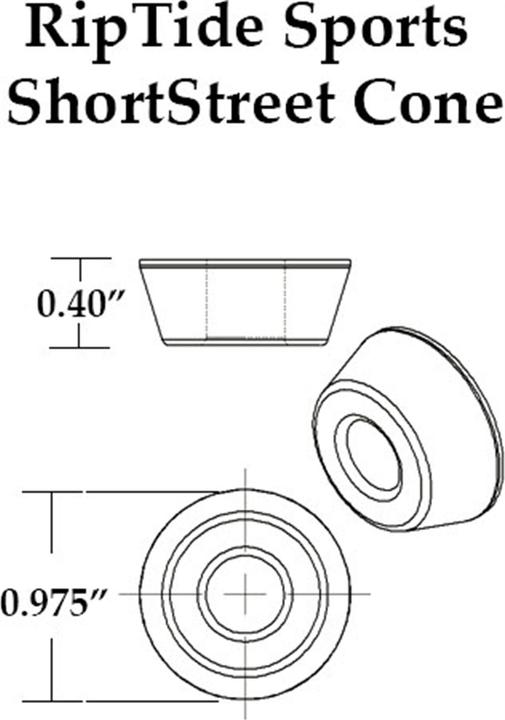 Nährwerte und Zutaten Riptide 84A Krank Short Street Cone Bushings (2Set)