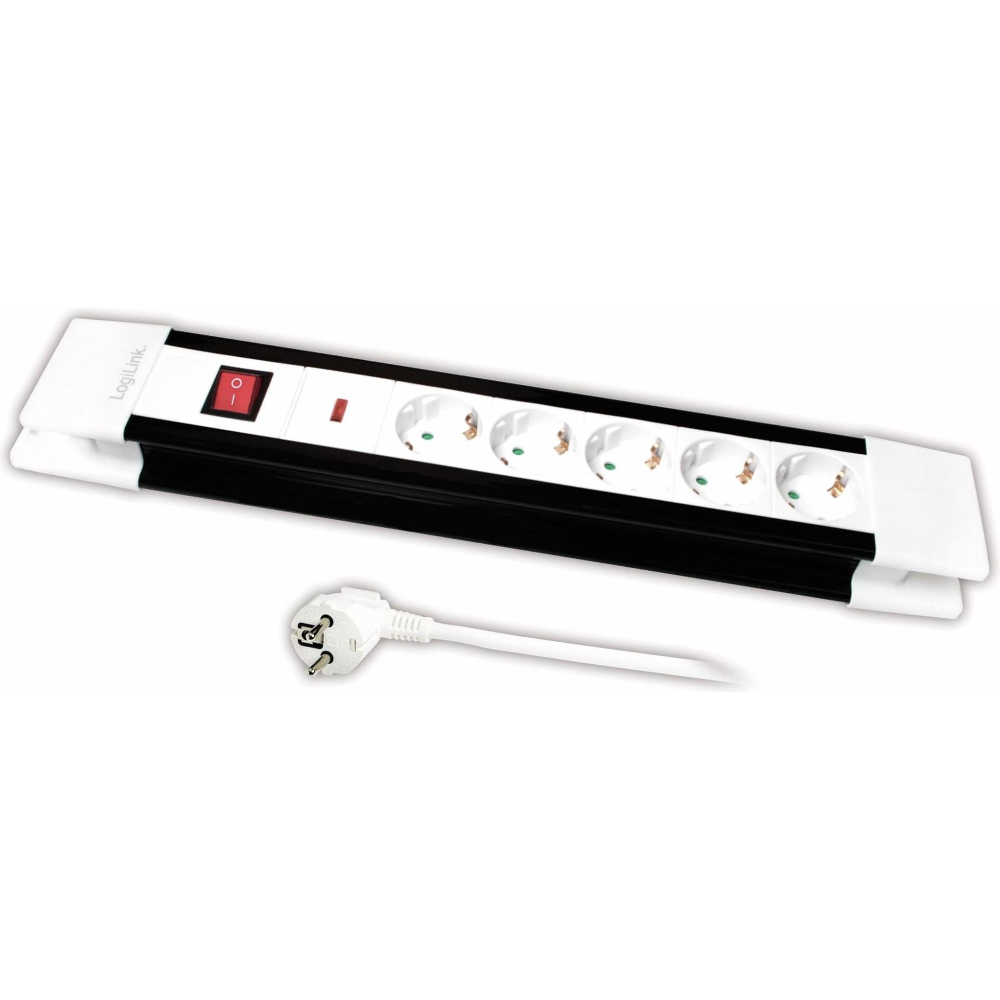 LogiLink, Steckdosenleiste, Steckdosenleiste (5 x, CEE 7/3, 3 m)