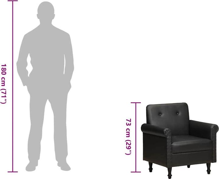 Actual product image vidaXL Sessel