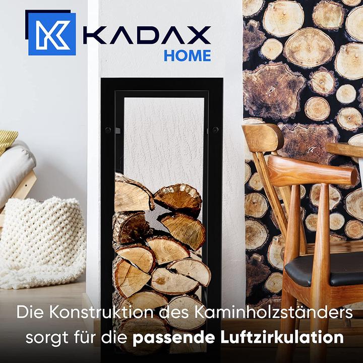 Immagine prodotto Kadax Porta legna 29x40x90cm