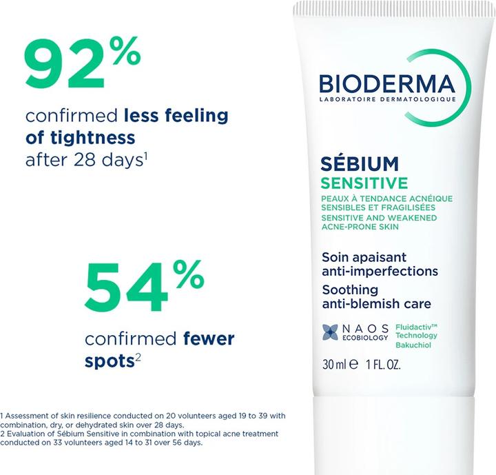 Produktbild Bioderma Sébium Sensitive (30 ml, Tagescreme)