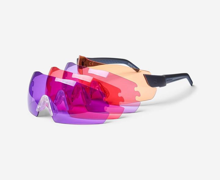 Image du produit Solognac Lunettes de protection pour le tir au pigeon d'argile 4 verres interchangeables