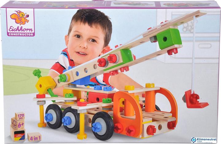 Produktbild Eichhorn Constructor 4 in1 Kraanwagen