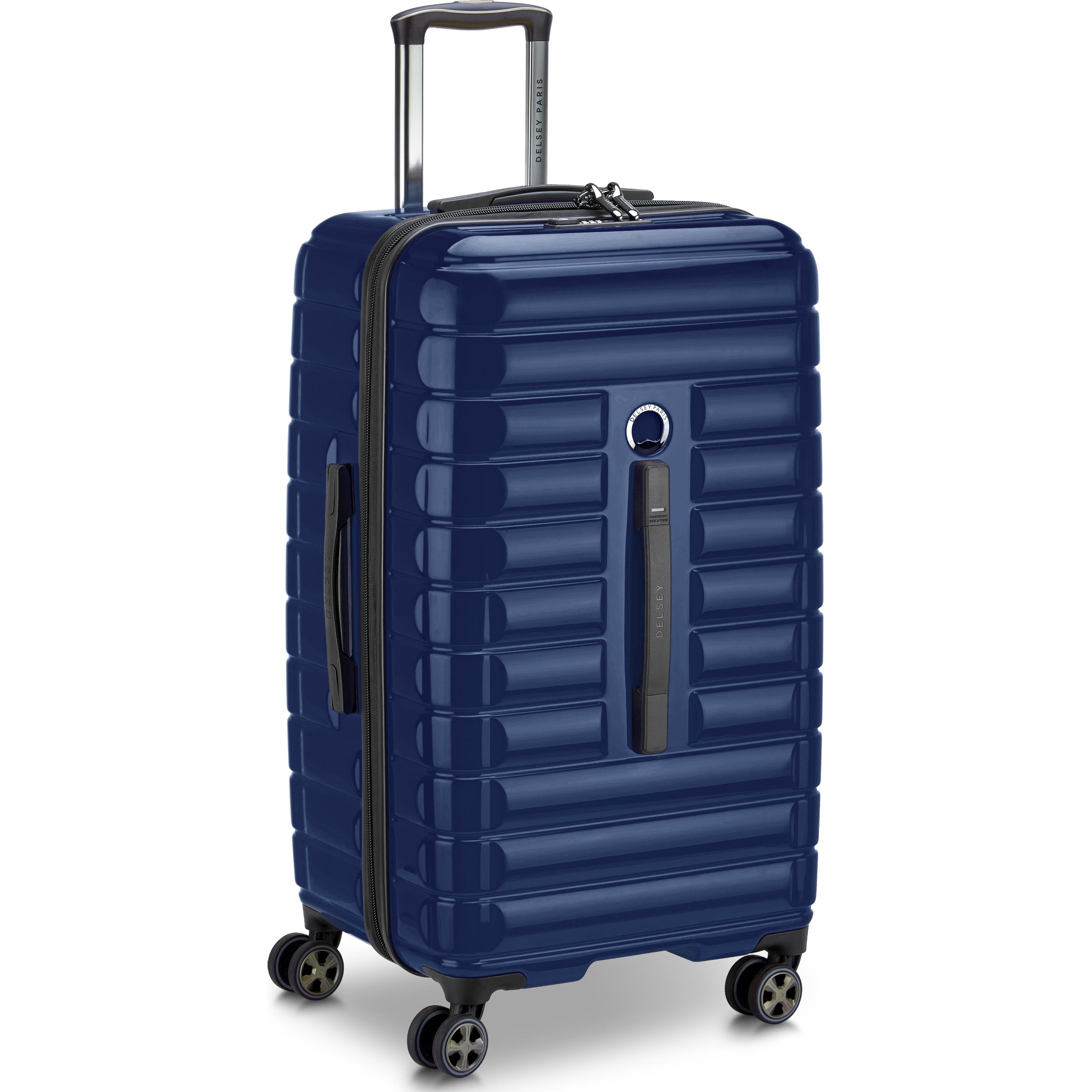 Delsey Blu Shadow 5.0 Trunk 74.5 Cm Suitcase, E, Valigia,