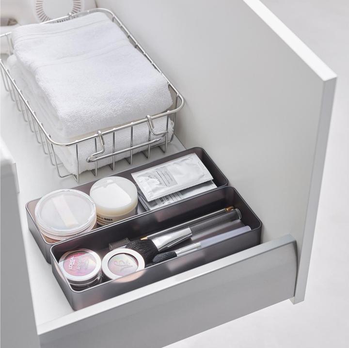 Produktbild Yamazaki Stapelbarer Organizer L (2er-Set) TOWER (24 cm, 0.71 l, 2x)