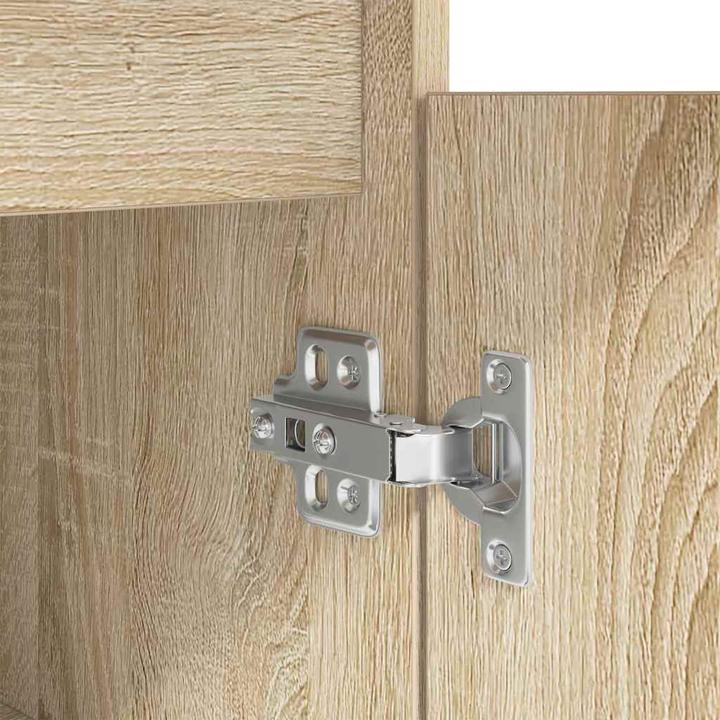 Image du produit vidaXL Bureau Chêne Sonoma 140x49x76 cm Matériau dérivé du bois