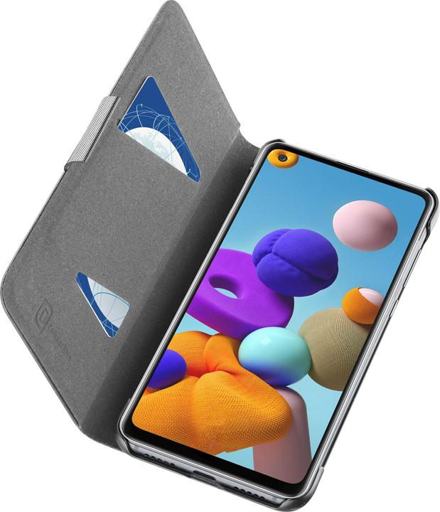 Produktbild Cellularline BOOK3GALA21S Handy-Schutzhülle 16,5 cm (6.5" ) Flip case Schwarz (Samsung Galaxy A21s)