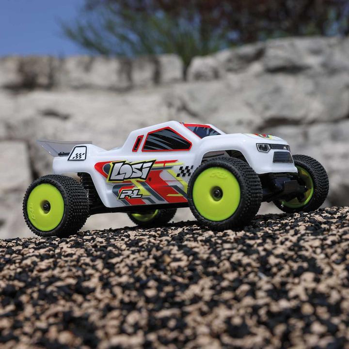 Actual product image Losi Micro-T 2S 1/28 2WD RTR Stadium Truck (Akku & Ladegerät enthalten), Weiss (RTR Ready-to-Run)