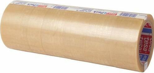 Actual product image tesa tesapack ULTRA STRONG Parcel Tape - PVC packing tape for tight packing and secure bundling (50 mm)