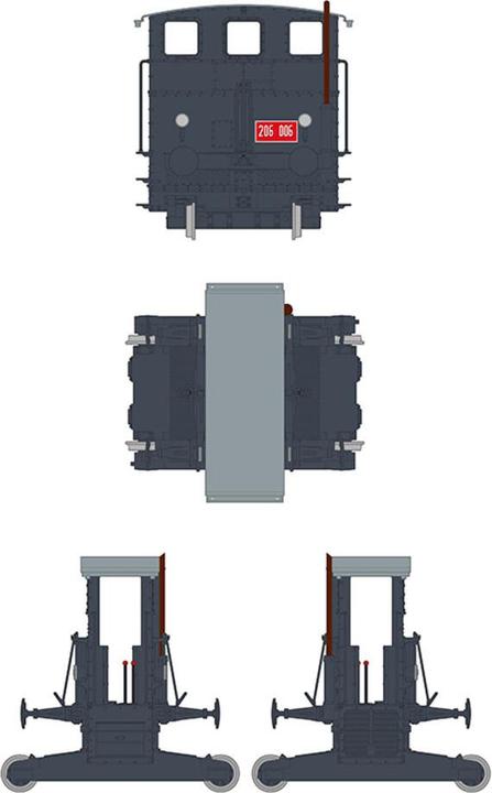 Produktbild AK Interactive AUTOMOTORE FS 206/207/208 SOGLIOLA RAIL SHUNTER 1/35