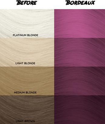 Produktbild Crazy Color Renbow Semi-Permanent Hair Color Dye bordeaux 51-100 ml, 1er pack (1 x 115 g) (51)