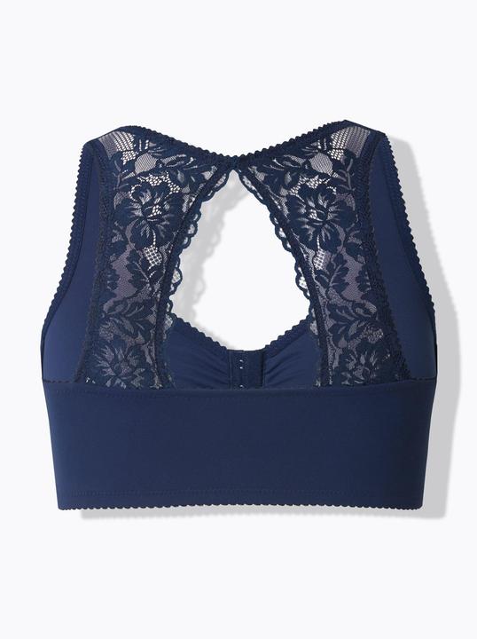 Actual product image Ulla Popken Lace Back Front Close Bralette (100 D)