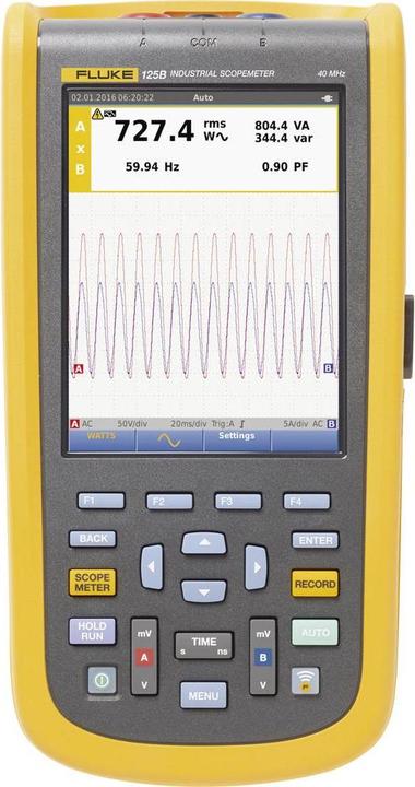 Actual product image Fluke Hand-held oscilloscope (scope meter) 125B/EU 4 (CAT III 600V, CAT IV 600V)