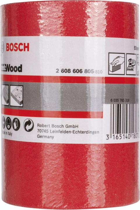 Produktbild Bosch Professional Zubehör Schleifrolle C410 Standard for Wood and Paint, 93 mm, 5 m, 120 (120)