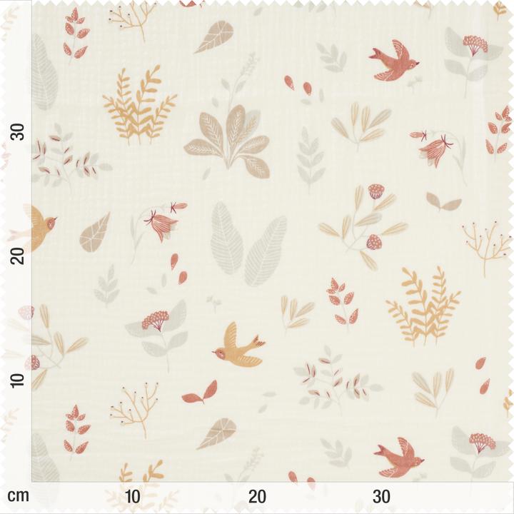 Actual product image VBS Muslin cotton fabric "Elisa", 130 cm wide, by the metre
