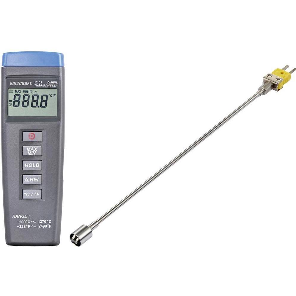 Voltcraft, Detektor, Digital-Thermometer + Oberflächenfühler