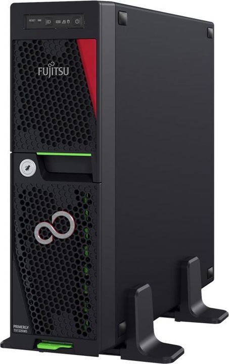 Actual product image Fujitsu TX1320M5 XEON E-2334 16GB 4SFF 500W tit (Intel Xeon E-2334, 16 GB, Tower Server)