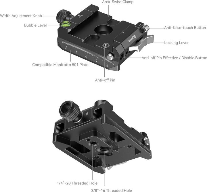 Actual product image SmallRig 4234 (Quick coupling plate)