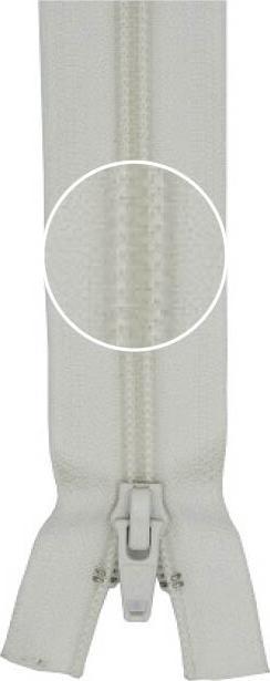 YKK Reissverschluss 1000cm Kunststoffspirale 3mm+10 Schieber 841 rohweiss (1000 cm)