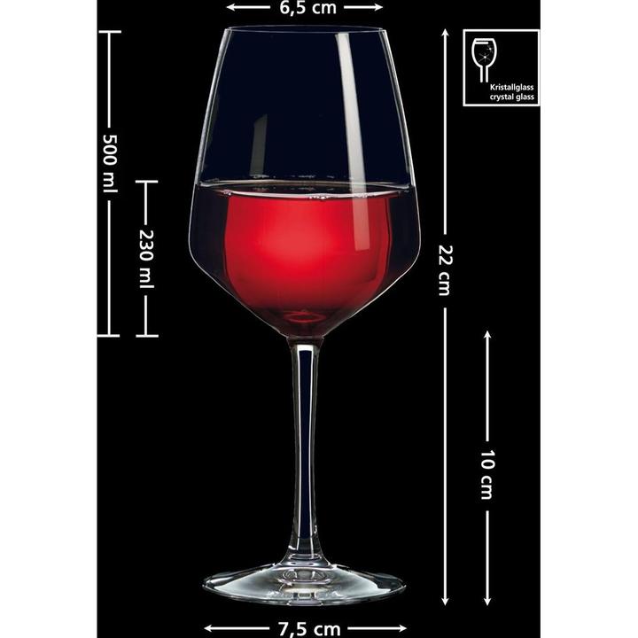 Actual product image Ritzenhoff & Breker Mambo (50 cl, 4 Glasses, Red wine glasses)