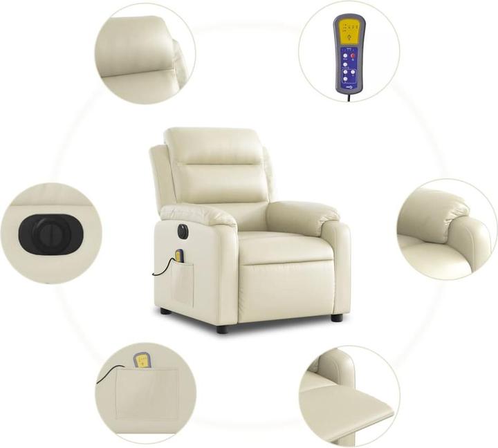 Produktbild VidaXL Massagesessel Elektrisch Kunstleder