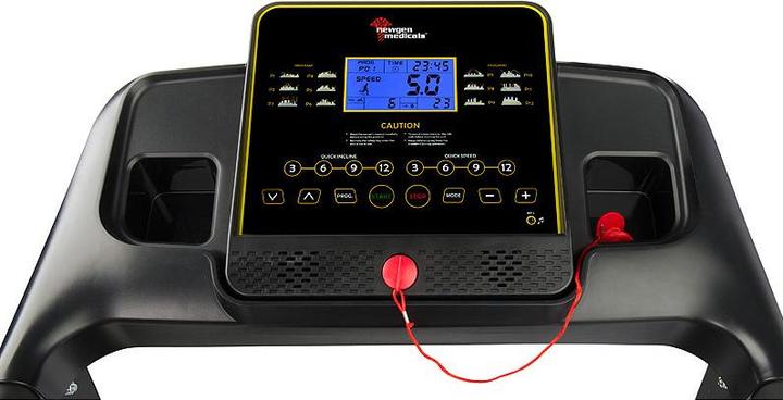 Actual product image Newgen medicals Professional treadmill with Bluetooth & App, XXL running surface, 16 km/h, 1.100 Watt