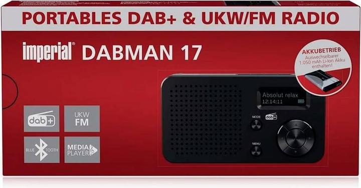 Immagine prodotto Imperial DABMAN 17 Radio Stereo DAB+ / FM Nero (Bluetooth)