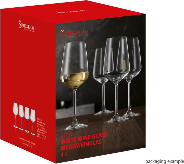 Image du produit Spiegelau Style Weissweinglas 4-er Set (44 cl, 4 Verres, Verres à vin blanc)