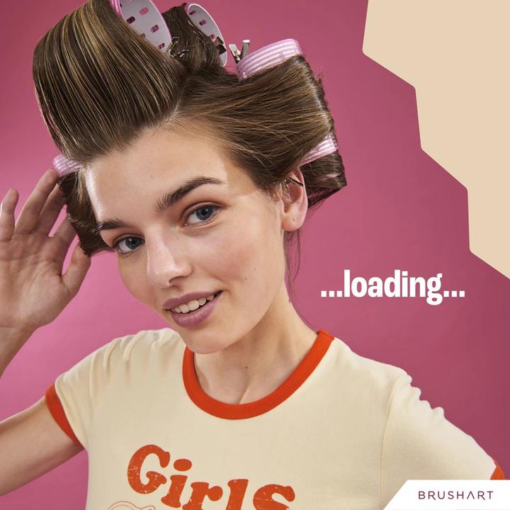Actual product image BrushArt Thermal Hair Rollers Set