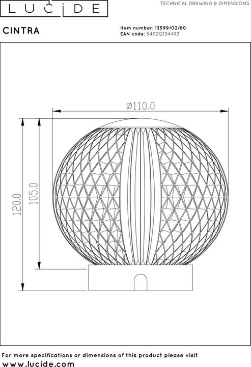 Produktbild Lucide Cintra (125 lm)