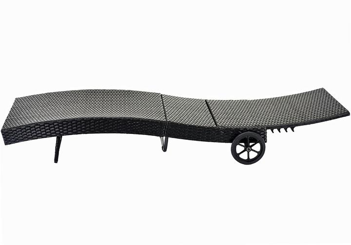 Actual product image JOHN316 Rattan Liegestuhl (205 cm)