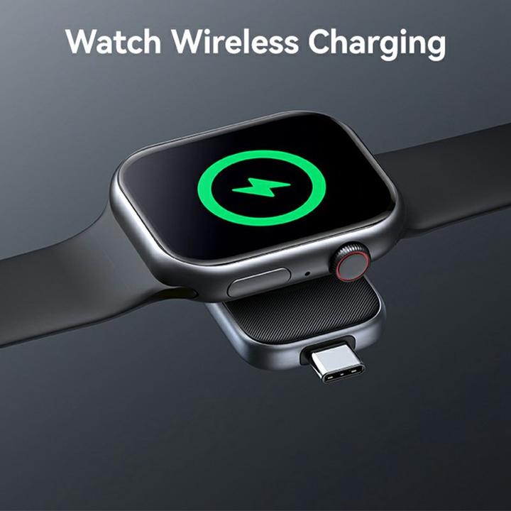 Actual product image Usams CD247 Watch Wireless Charger - Tarnish (2.50 W)