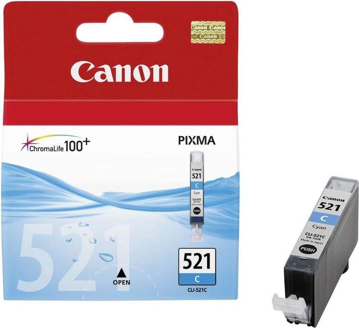 Actual product image Canon CLI-521 C BLISTER W/SEC (C)