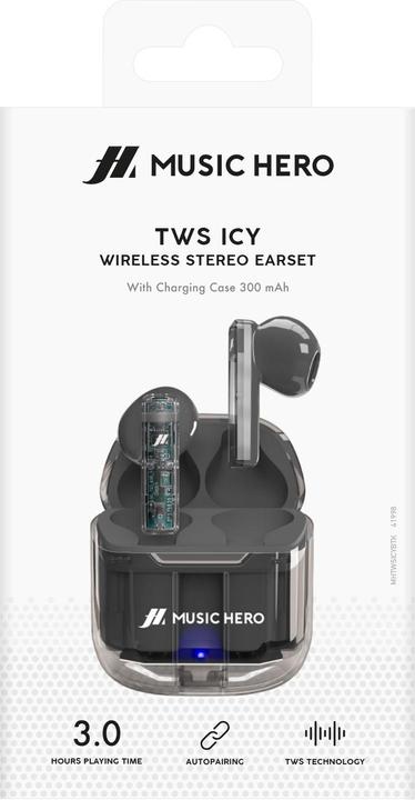 Image du produit SBS Ecouteurs TWS Icy équipés de la technologie stéréo True Wireless et d'un design transparent (5 h, Sans fil)