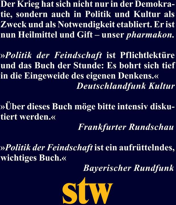 Produktbild Politik der Feindschaft (Deutsch, Achille Mbembe, Michael Bischoff, 2025)