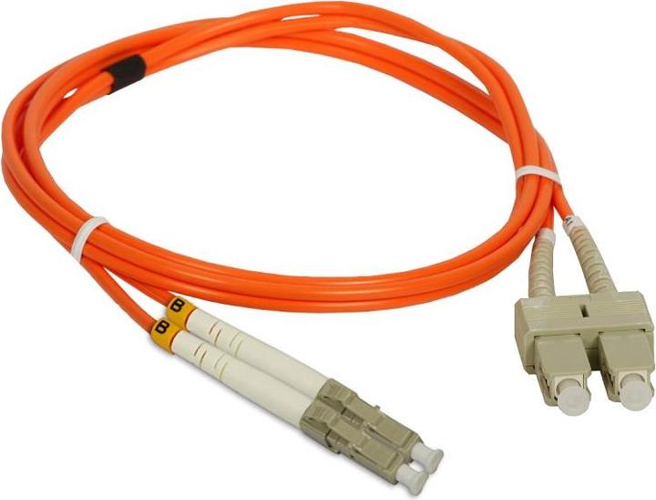 Albrecht "Alan Patch" laidas MM LC-SC dvipusis 50/125 2,0 m (FOC-LCSC-5MMD-2) (S/UTP, 2 m)